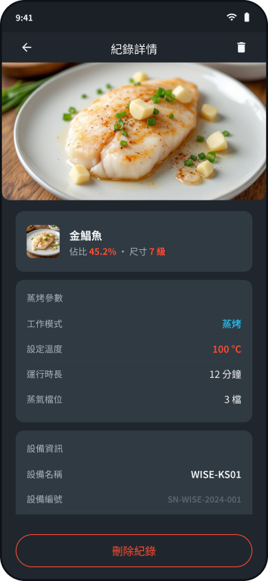 H03 烹飪紀錄詳情